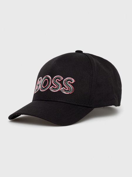 Bavlněný čepice s potiskem Boss