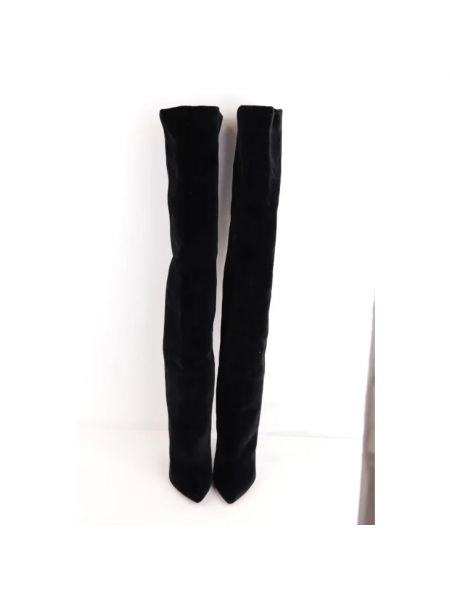 Botas de agua de terciopelo‏‏‎ Yves Saint Laurent Vintage negro