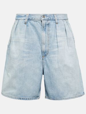 Shorts en jean taille haute Citizens Of Humanity bleu