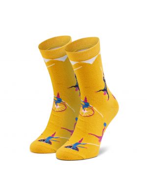Bodkované ponožky Dots Socks žltá