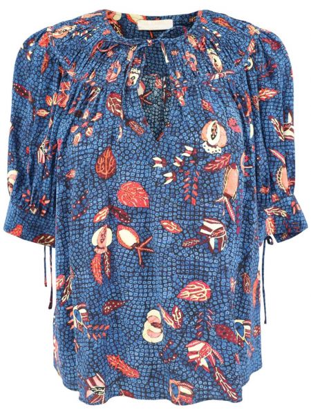 Pamučna bluza Ulla Johnson plava