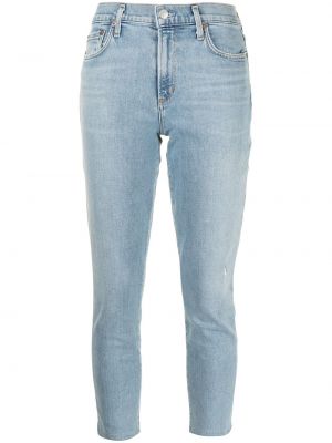 Distressed skinny jeans Agolde blau