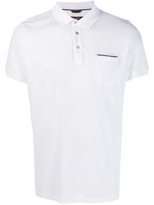 Pamučna polo majica Moorer bijela