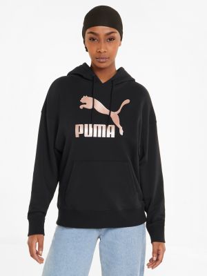 Mikina s kapucňou Puma čierna