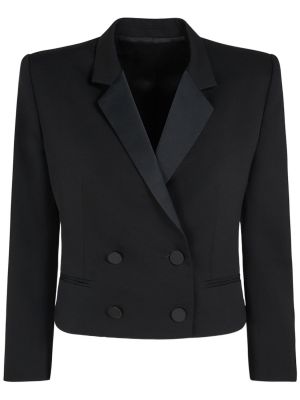 Volnena jakna Isabel Marant črna