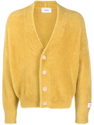 Cardigan tricotate cu decolteu în v Bonsai galben