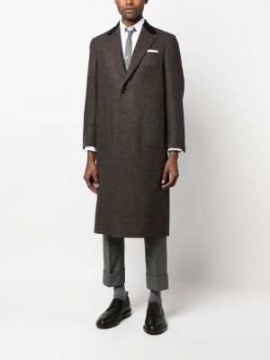 Mantel mit geknöpfter Thom Browne braun