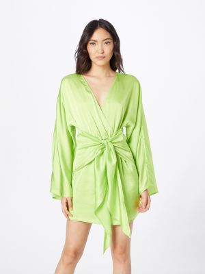 Voľné priliehavé šaty Gina Tricot zelená