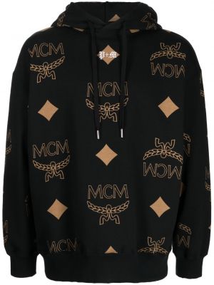 Hoodie con stampa Mcm