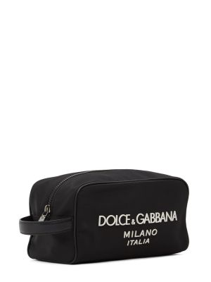 Mallette de maquillage en nylon Dolce & Gabbana noir