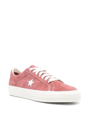 Sneakersy sznurowane koronkowe w gwiazdy Converse One Star