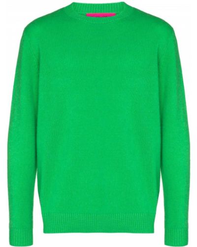 Jersey de tela jersey de cuello redondo The Elder Statesman verde