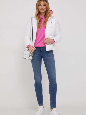 Traper jakna Calvin Klein Jeans bijela