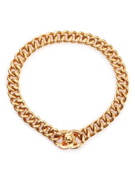 Ogrlica Chanel Pre-owned zlatna