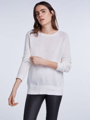 Пуловер Set бяло