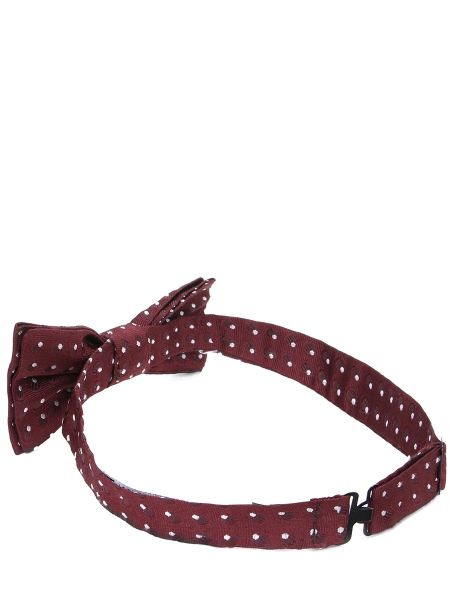 Шелковый галстук Dolce & Gabbana бордовый