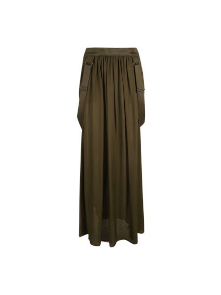 Długa spódnica elegancka Max Mara zielona