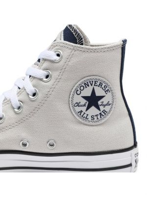 Csillag mintás tornacipő Converse szürke