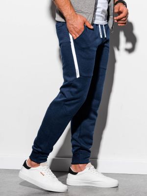 Спортни панталони Ombre синьо