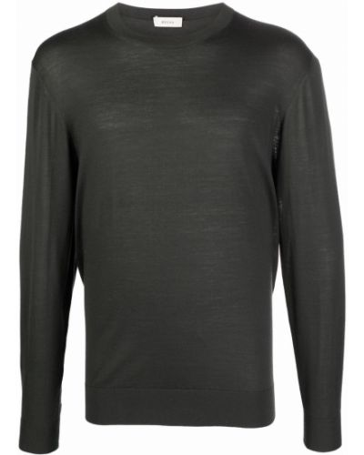 Jersey de tela jersey de cuello redondo Z Zegna gris