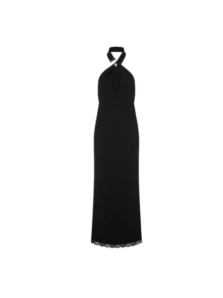 Sukienka długa Moschino czarna
