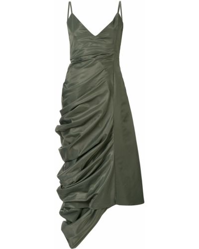 Ασύμμετρη κοκτέιλ φόρεμα Y Project πράσινο