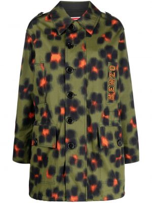 Kratki kaput s cvjetnim printom s printom Kenzo