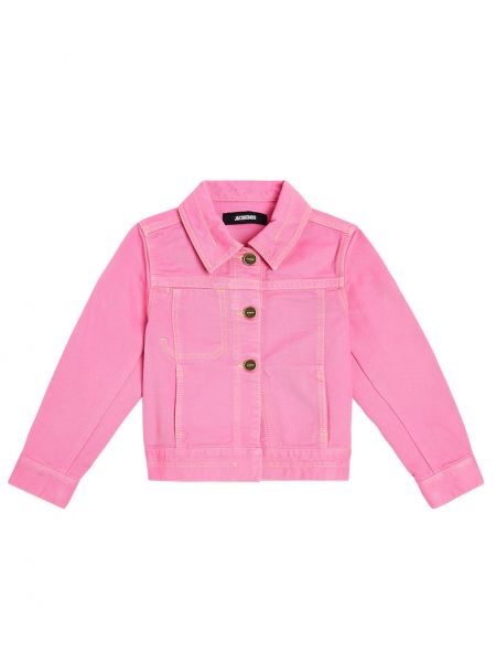 Denim vest for piger Jacquemus Enfant pink