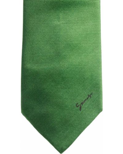 Corbata con bordado Givenchy verde