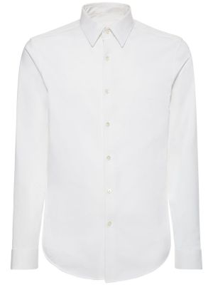 Памучна риза Theory бяло