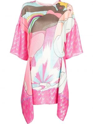 Μπλούζα με σχέδιο Fendi ροζ