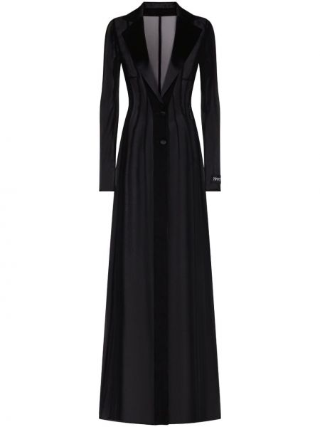 Cappotto di seta Dolce & Gabbana nero