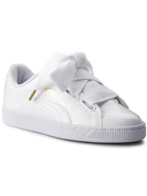 Szív mintás sneakers Puma fehér