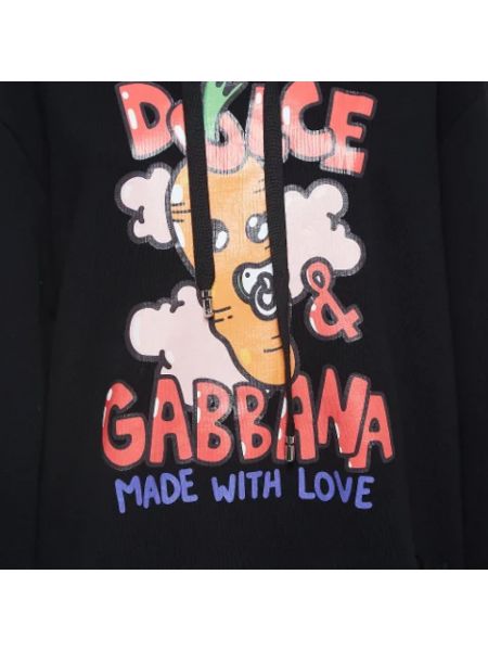 Top bawełniany Dolce & Gabbana Pre-owned czarny