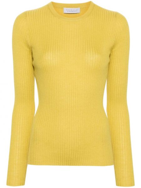 Pullover mit rundem ausschnitt Gabriela Hearst gelb