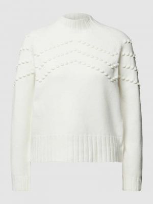 Dzianinowy sweter More & More biały