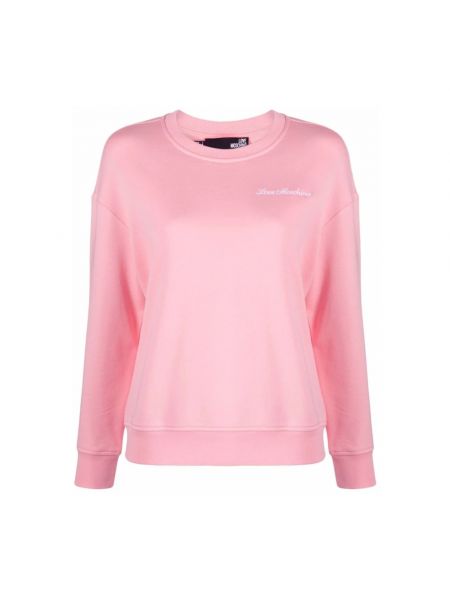 Sweatshirt mit langen ärmeln Love Moschino pink