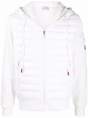 Zip hettegenser Moncler hvit