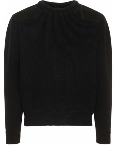 Sweter wełniany z kaszmiru Zegna czarny