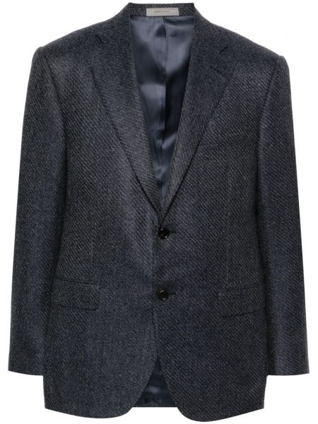 Jacquard blazer Corneliani blå