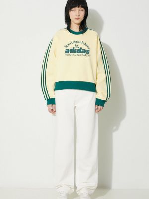 Pulover Adidas Originals rumena