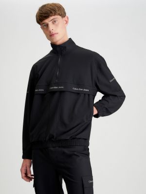 Джинсовая куртка на молнии Calvin Klein черная