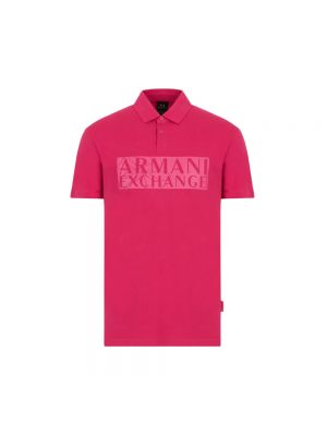 Koszula Armani Exchange różowa