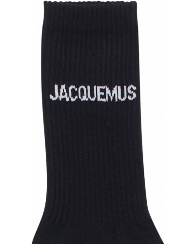 Bavlnené ponožky Jacquemus béžová