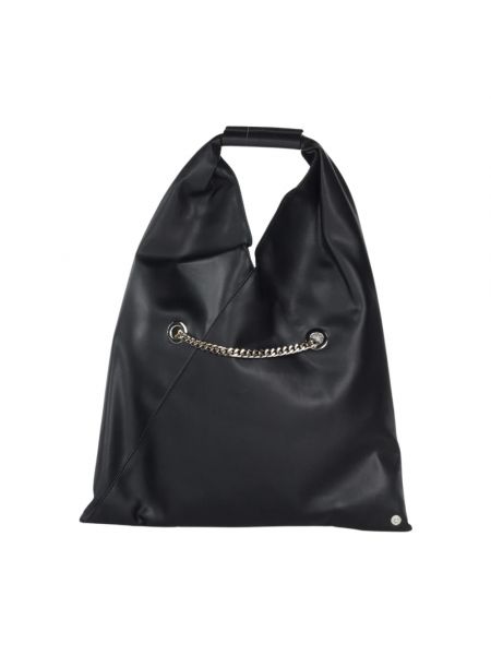 Shopper handtasche mit taschen Mm6 Maison Margiela schwarz