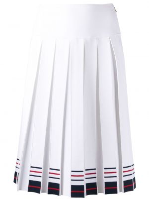 Pruhované sukně Thom Browne bílé
