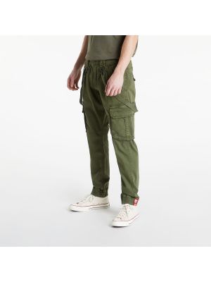 Kalhoty Alpha Industries zelené