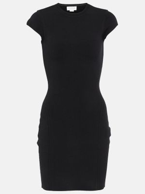 Mini vestido de punto Victoria Beckham negro