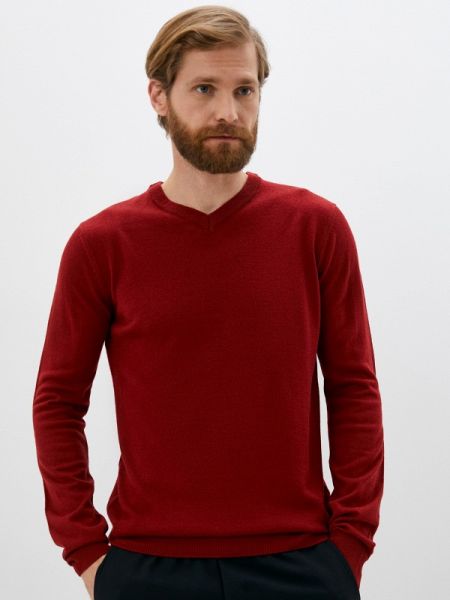 Пуловер Modis бордовый