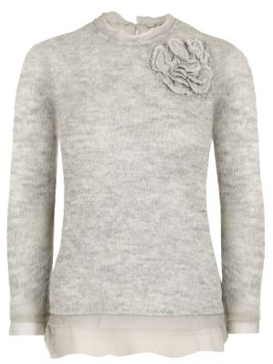 Пуловер Ermanno Scervino серый
